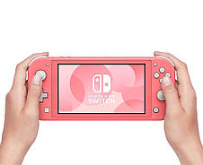 Портативна ігрова консоль (приставка) Nintendo Switch Lite Рожевий (045496453176), фото 2