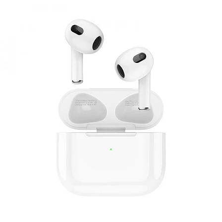 Навушники вкладиші безпровідні з мікрофоном Hoco EW10 TWS Bluetooth в кейсі Білий (EW10/White), фото 1