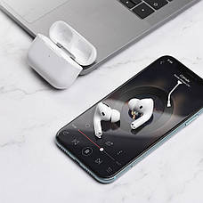 Навушники вакуумні безпровідні з мікрофоном Hoco EW05 Plus Bluetooth в кейсі Білий (EW05/White), фото 5