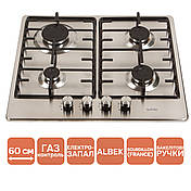 Варильна газова панель VENTOLUX HG640-MA3 S (X) неіржавка сталь, фото 2