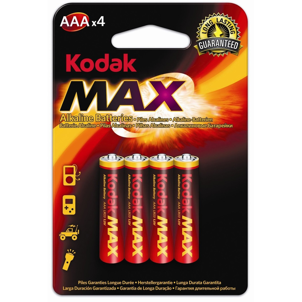 Батарейка AAA Kodak Max AAA/LR03 (K3A-4)