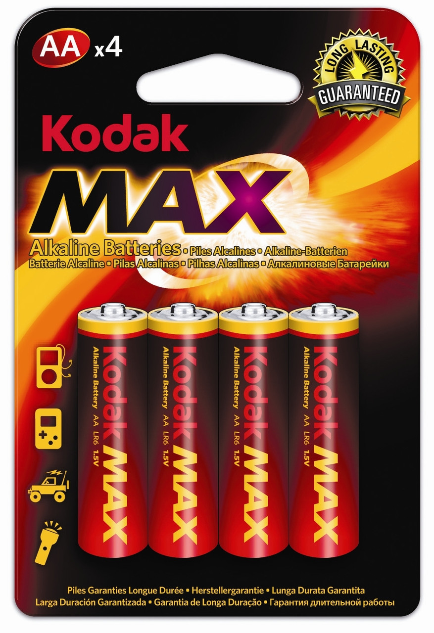 Батарейка AA Kodak Max AA/LR6 (KAA-4)