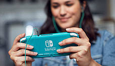 Портативна ігрова консоль (приставка) Nintendo Switch Lite Бірюзовий (045496452711), фото 3
