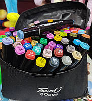 Набір маркерів скетч 80 кольорів Двосторонні маркери для малювання для скетчингу в сумці Маркер