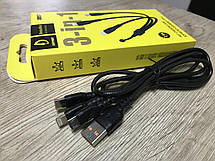 Кабель Denmen D05E 3in1 Micro + Lightning + Type-C Кабель 3 в 1, фото 6