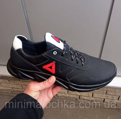 46-50рр!!! Кожаные мужские кроссовки в стиле Reebok больших размеров ...