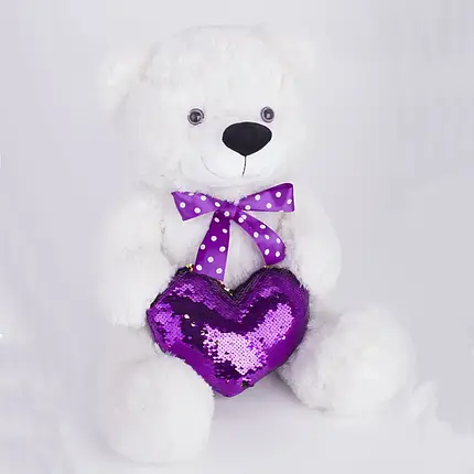 М'яка іграшка Копіця "Ведмідь Тедді", із серцем, 00027-31, фото 1