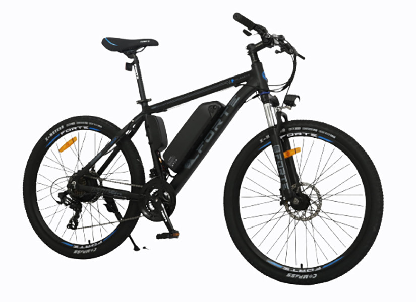 Акумуляторний велосипед Forte GALAXY, 250Вт. рама 18", колеса 26", Чорно-синій