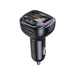 Bluetooth FM-трансмітер Promate SmarTune-4 USB QC3.0/USB OTG/microSD Black