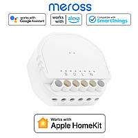 Розумне реле Meross Smart Wi-Fi In-Wall Switch (MSS810HK) Apple HomeKit Amazon Alexa Google Assistant
