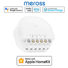 Розумне реле Meross Smart Wi-Fi In-Wall Switch (MSS810HK) Apple HomeKit Amazon Alexa Google Assistant