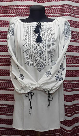 Вишиванка жіноча (білий штапель) "Гуцулка", фото 1