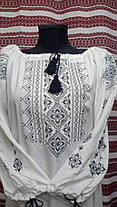 Вишиванка жіноча (білий штапель) "Гуцулка", фото 5