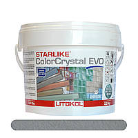 Эпоксидная затирка LITOKOL Starlike Color Crystal Evo 800 серый 2.5кг