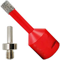 Фреза алмазна по граніту/кераміки/мармуру 10 мм + адаптер М14 Vorfal V04405