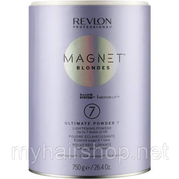 Безаміачна пудра, що освітлює рівень 7 Revlon Professional Magnet Blondes 7 Powder 750 гр