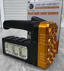 Акумуляторний ліхтар прожектор Hotter Mouse 7701-B сонячна панель, фото 4