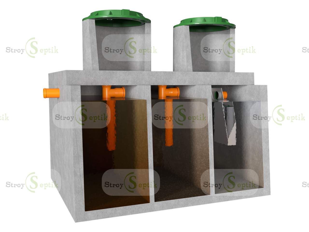 Біосептик бетонний "SS-Bio 5 3К"