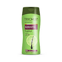 Trichup Keratin Shampoo без SLS. Аюрведичний трав'яний шампунь 200 мл. Термін до 10/2024