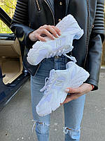 Женские кроссовки New Balance 530 White белые демисезонные повседневные кожа стильные легкие