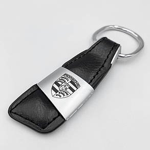Брелок для ключів шкіряний Porsche (Порше), фото 1