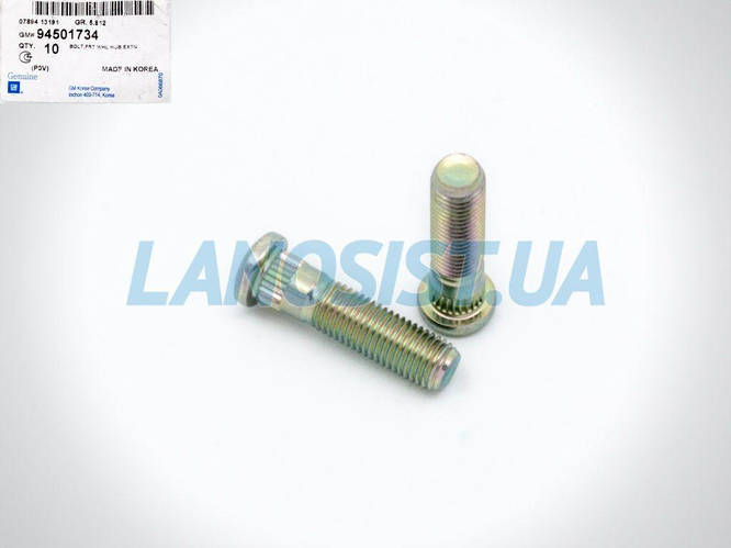Шпилька колеса переднего Авео Лачетти Такума GM 94501734 (ID#1752841844 ...