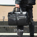 Чоловіча ділова шкіряна сумка Leather Collection (377), фото 3