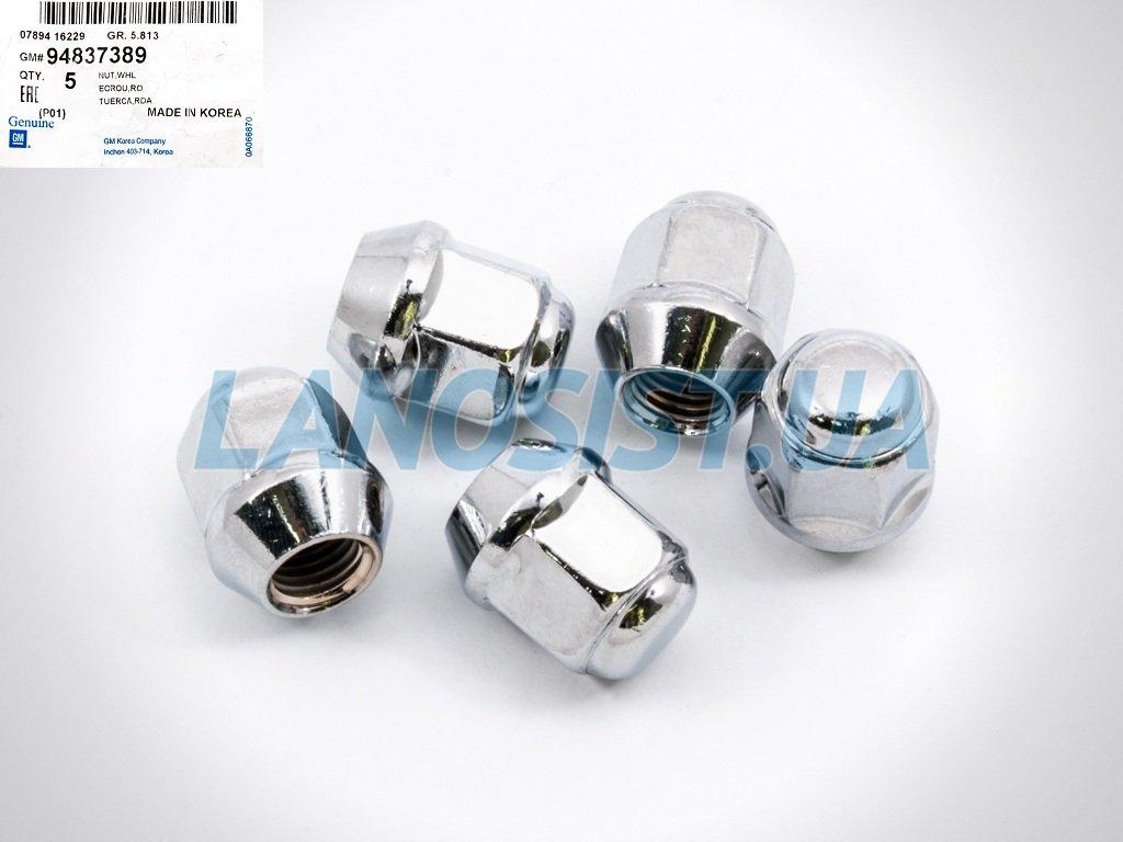 Гайка колеса Авео Лачетті Епіка (закрита) GM 94837389