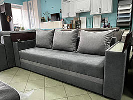 Диван розкладний єврокнижка "Марс" 235 см (сірий або коричневий)