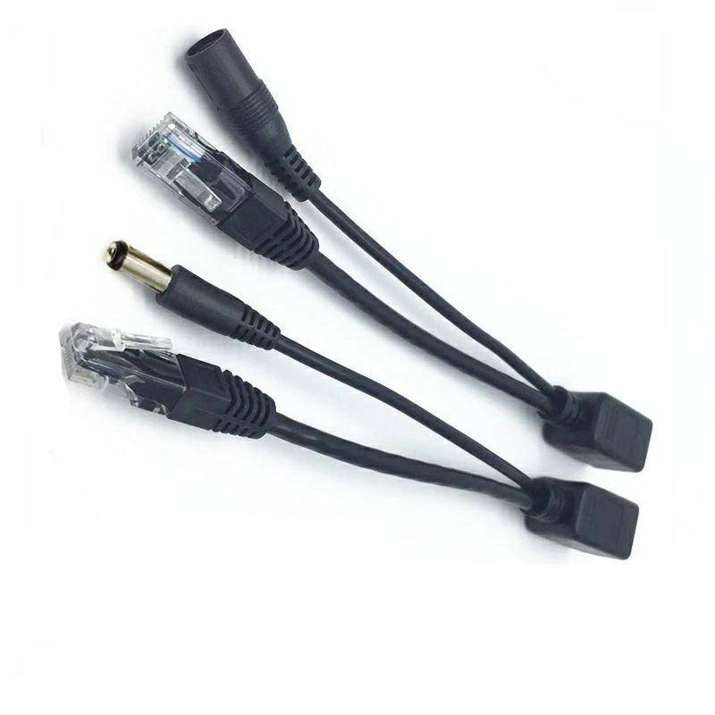 Інжектор POE кабелю. Передача живлення12-48 і відеосигналу до 30 м по Ethernet для ip-камер