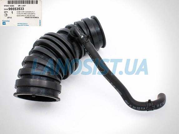 Патрубок повітряного фільтра Лачетті 1.6 GM 96553533, фото 2