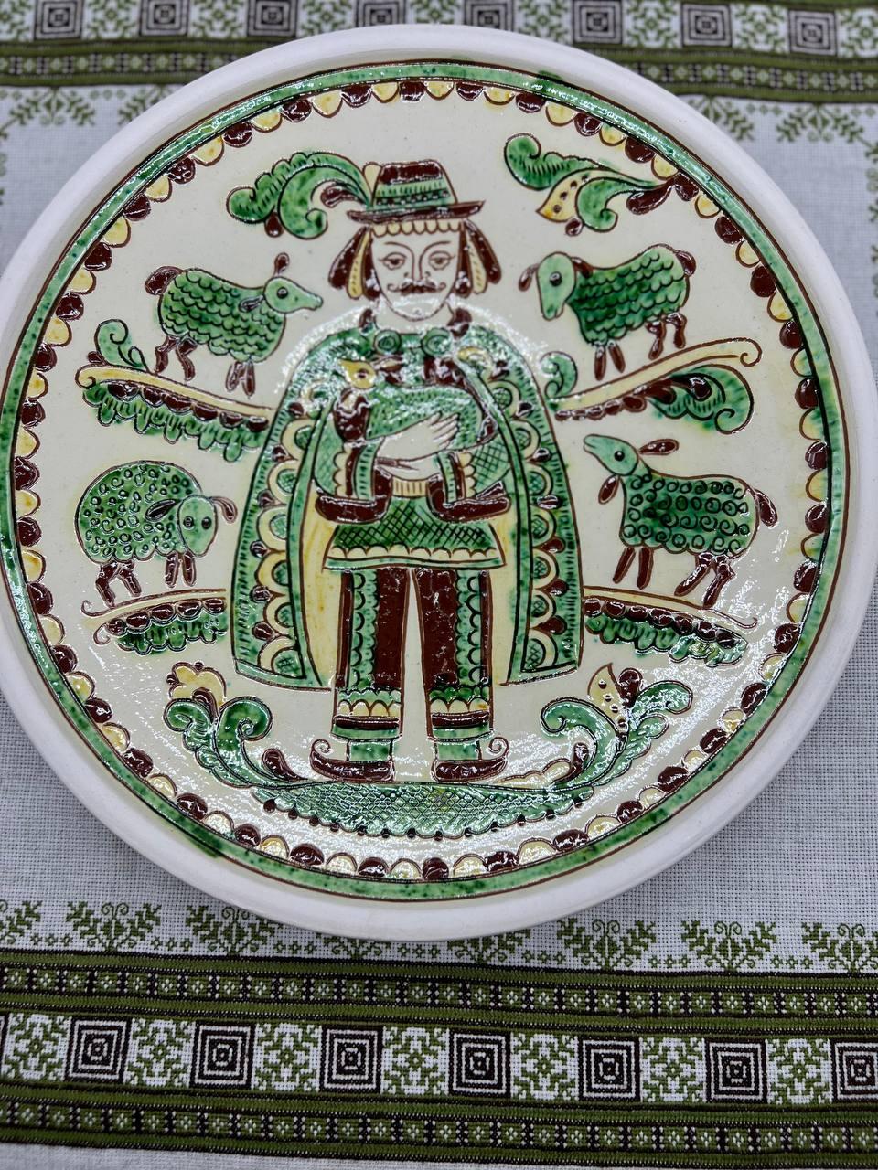 Тарілка Косівська Кераміка "Гуцул" Виставочна 34.5 См — в Категории ...