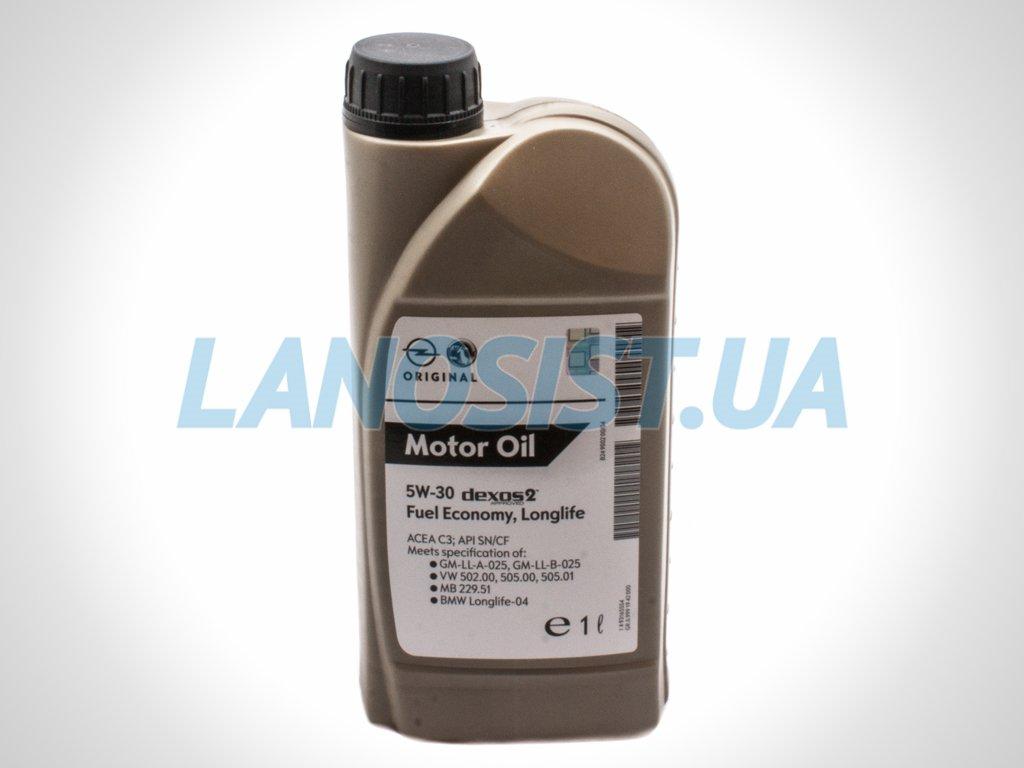 Олива моторна GM 5W-30 dexos2 1L 1942000