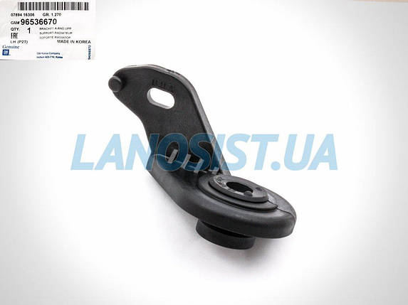 Кронштейн радіатора Авео GM (лівий) 96536670, фото 1