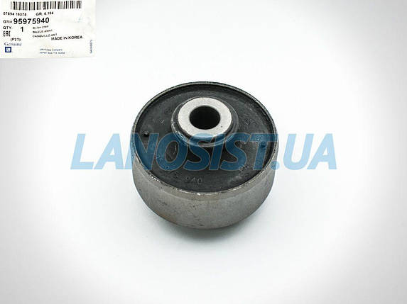 Сайлентблок переднього важеля Авео GM (задній, посилений) 95975940, фото 1