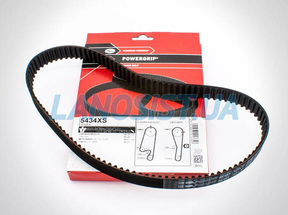 Ремінь ГРМ Матіз 0.8 Gates 5434XS, фото 1