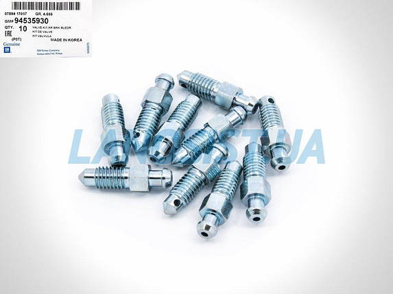 Штуцер прокачування гальм Ланос Авео Такума GM 94535930, фото 1