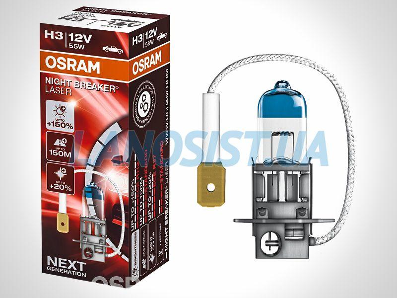 Автолампа H3 +150% Osram 64151NL