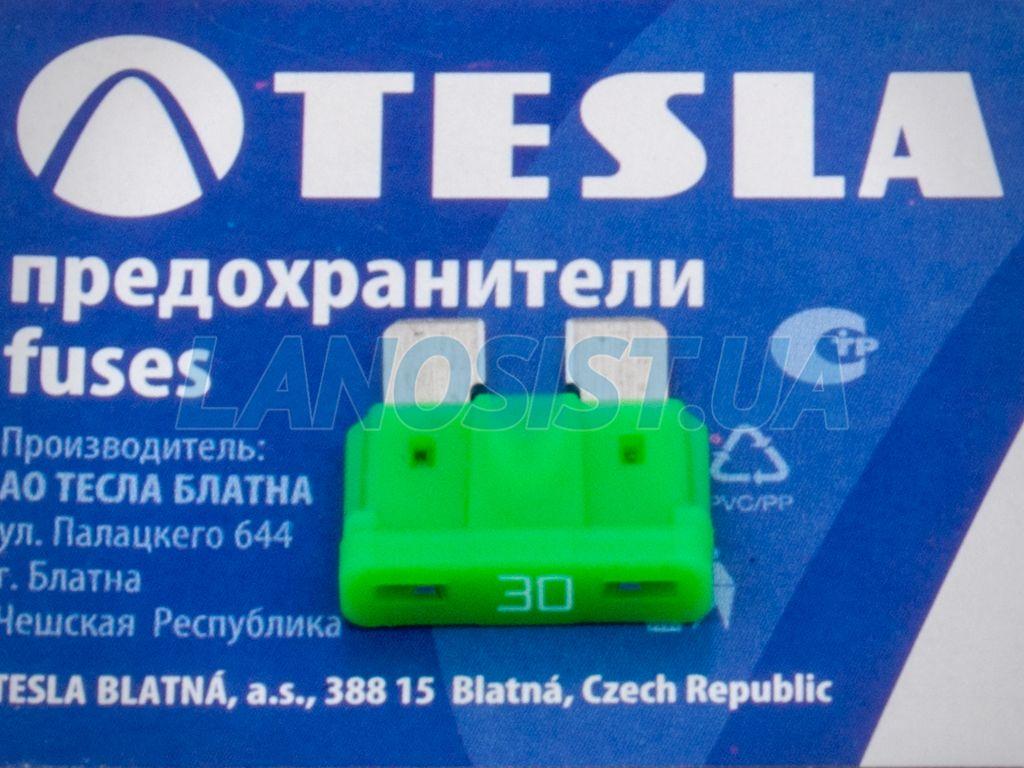 Запобіжник прапорцевий ATO 30А Tesla FT30A