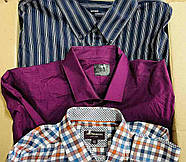 Чоловічі сорочки секонд хенд оптом - Сорт Екстра (У вайбер групі дешевше), фото 5