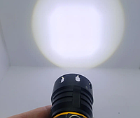 Мощный налобный фонарь аккумуляторный A14, 3 режима, LED фонарик прожектор на голову светит на 1000м, GP2