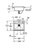 Композитна мийка для кухні Grohe K700 (31651AT0), фото 4
