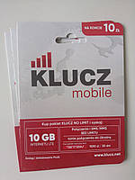 Стартовые пакеты Klucz Plus 10 pln. Польские симкарты