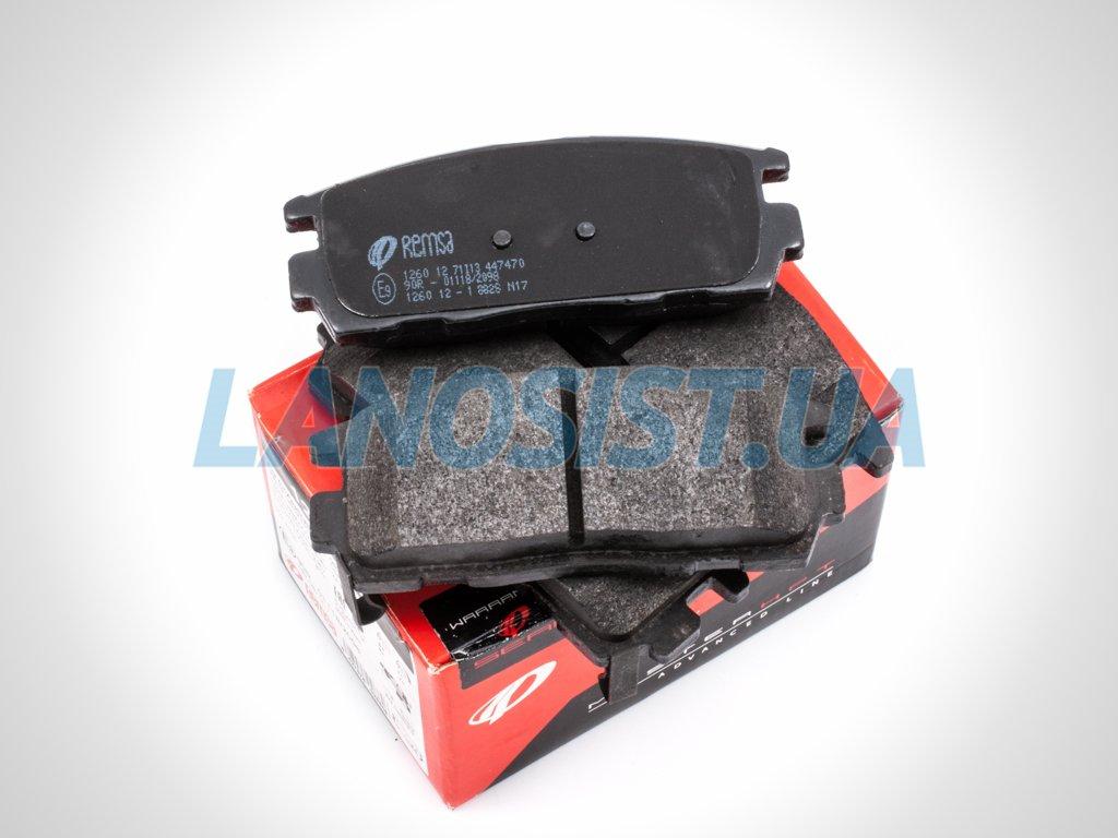 Гальмівні колодки Каптива Remsa (задні) 126012