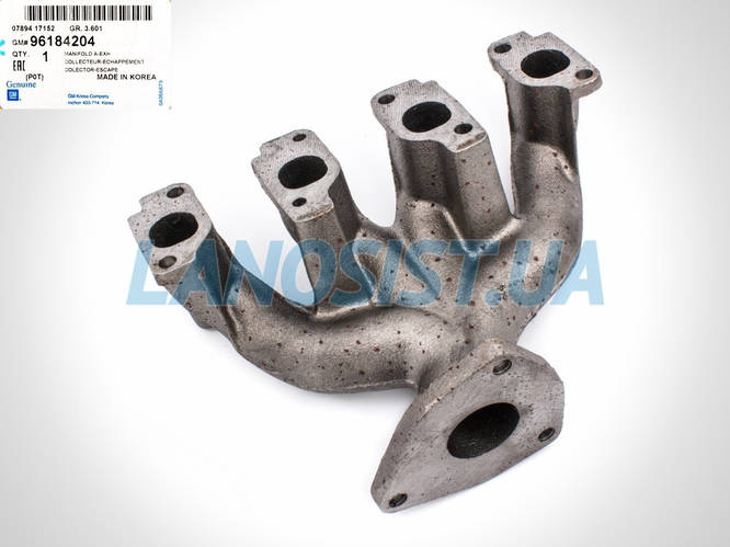 Коллектор выпускной Ланос 1.5 Авео 1.5 GM 96184204 (ID#1752845703 ...