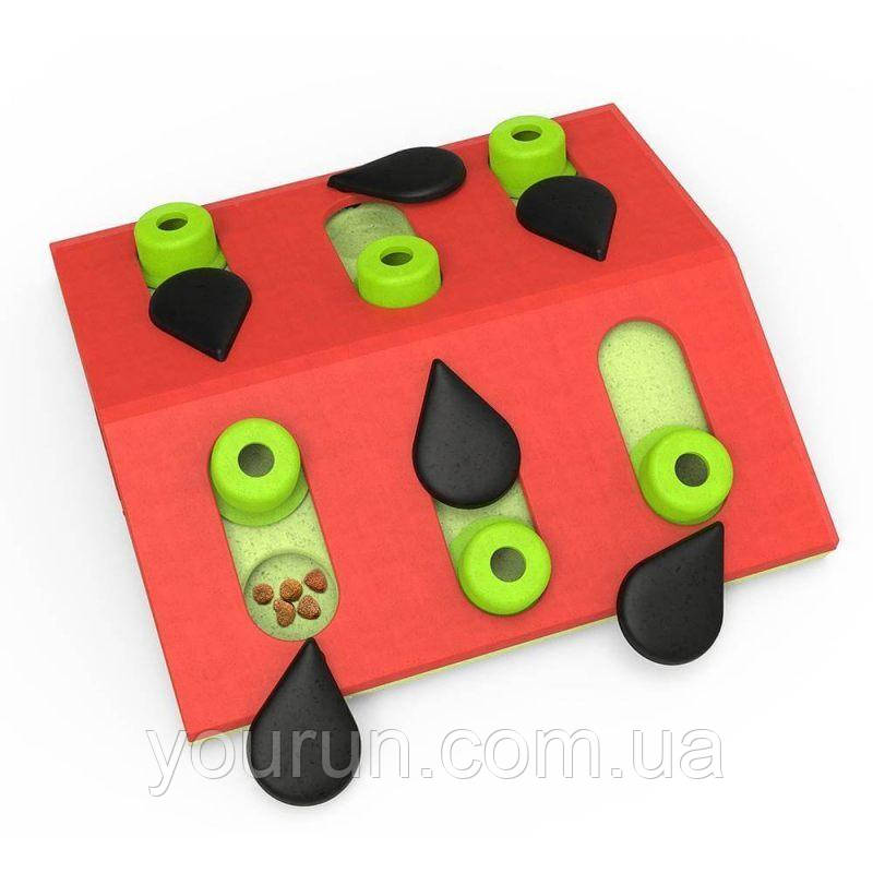 Nina Ottosson (Ніна Відтоссон) Puzzle&Play Melon Madness — Інтерактивна іграшка-головоломка "Арбуз" для кішок