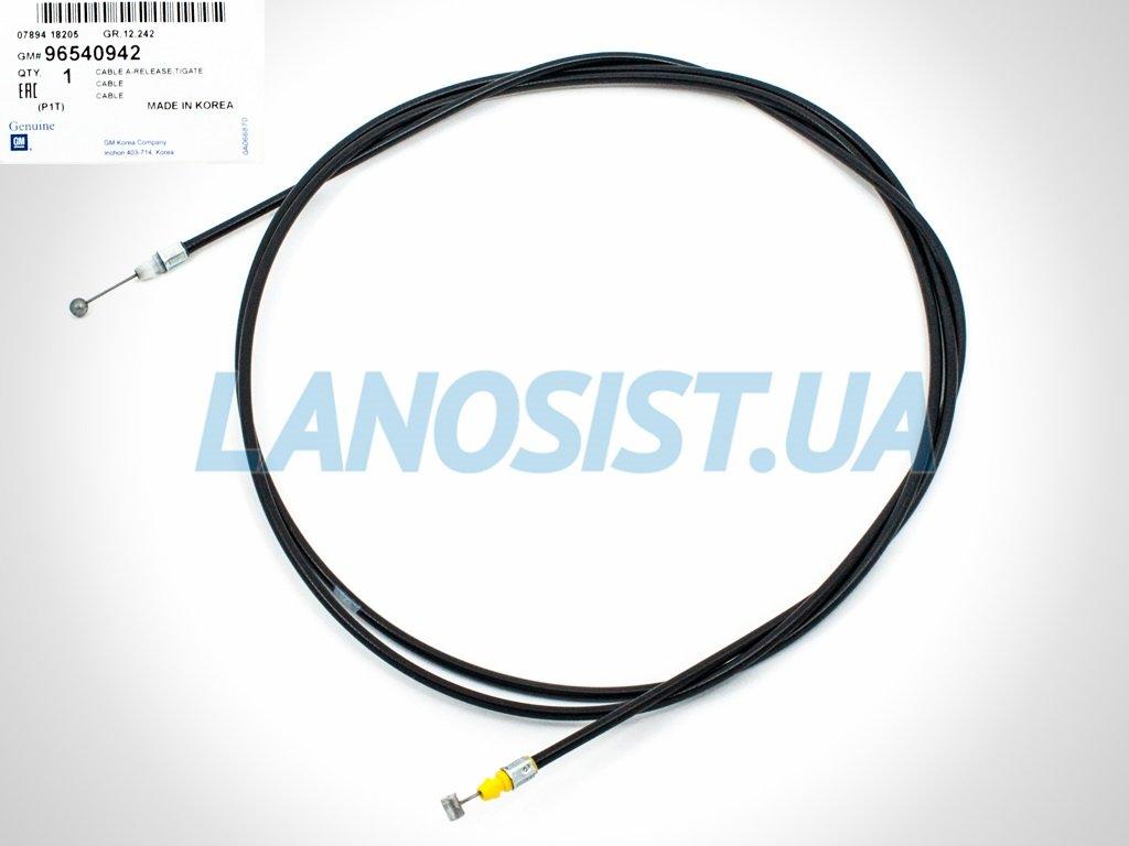 Трос багажника Авео хетчбек T200 GM 96540942