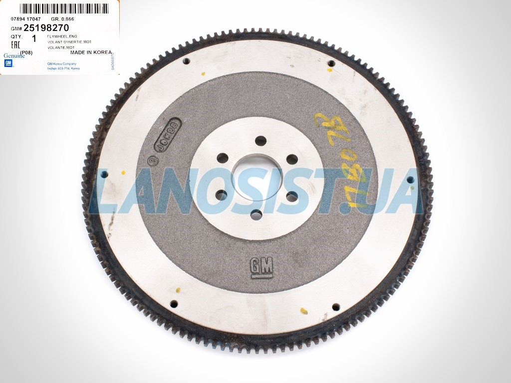 Маховик Ланос 1.5 Авео 1.5 GM 25198270