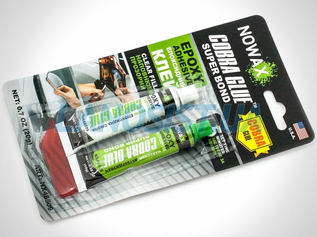 Клей двокомпонентний епоксидний NOWAX 10г+10г NX48509