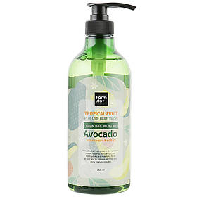 Гель для душу "Авокадо" FarmStay Tropical Fruit Perfume Body Wash Avocado 750 мл
